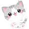 (画像)カワイイ キティ グレー